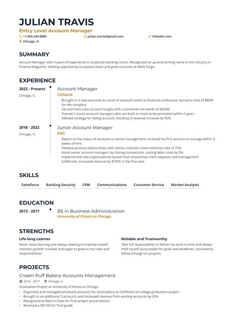 31 Account Manager Resume Examples & Guide for 2025