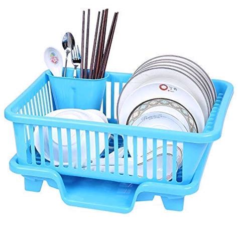 HR CREATION 3 in 1 Kitchen Sink Dish Drainer Drying Rack Washing Holder ...