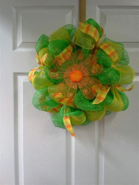 Spring Mesh Wreaths Tutorial 的图像结果