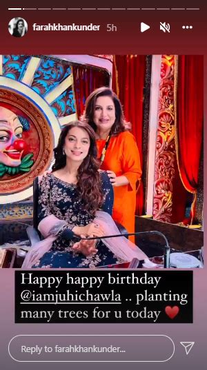 On Juhi Chawla's 54th birthday, celebrities pledge trees in her name ...