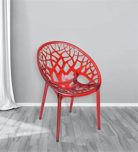 Nilkamal CRYSTALPC Plastic Mid Back with Arm Chair | Chairs for Home ...