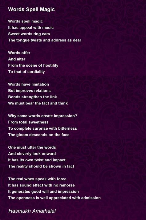 Real Magic Spells Words