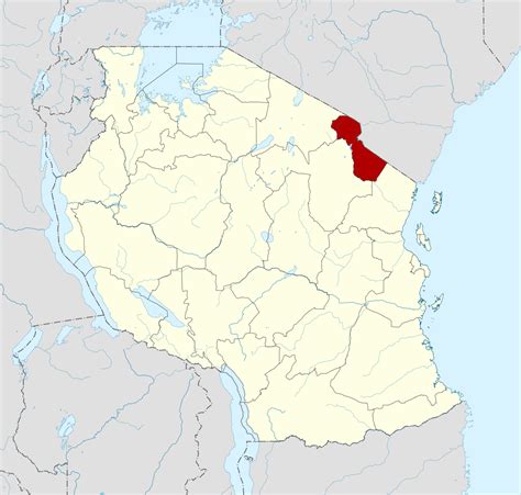 File:Tanzania Kilimanjaro location map.svg - Wikimedia Commons