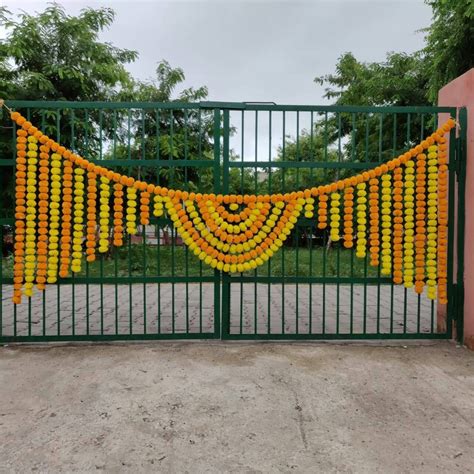 Buy 6 Feet Long Flower Toran Artificial Garland Colorfull Flower Toran ...