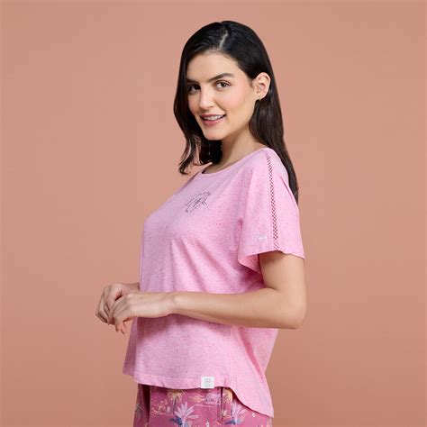 Neppy Lace Detail Tee-NYS134-Pastel Lavender – Nykd by Nykaa