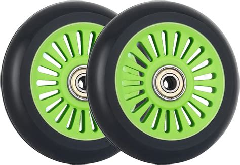 Buy VOKUL 2pcs 100mm Scooter Wheels, 1 Pair Replacement pro Scooter ...