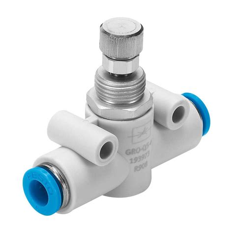 193973 Gro-QS-6 for Fest-O Industrial Automation Flow Control Throttle Valve - Pneumatic Valves ...