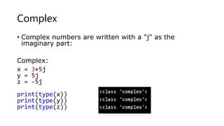 Image result for Python Numeric Types