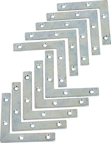 AERZETIX - C58813 - Juego de 10 Escuadras de montaje y fijación planos ...