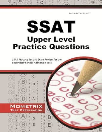 Buy SSAT Upper Level Practice Questions: SSAT Practice Tests & Exam ...