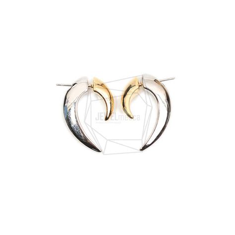 ERG-1884-RG【2セット】ラウンドピアス,Round Post Earring/16mm X 24mm | jewelmecca