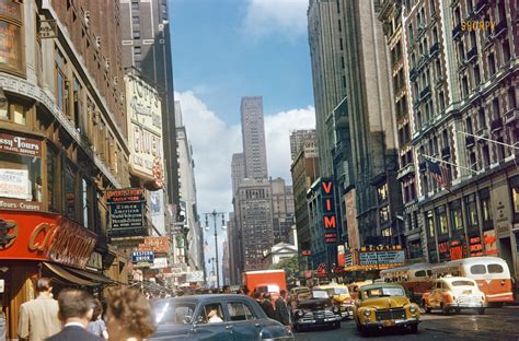 Shorpy Historical Picture Archive :: 42nd Street: 1949 high-resolution ...