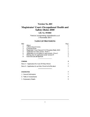 Fillable Online legislation vic gov Magistrates Court Occupational ...