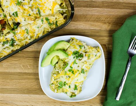 Roasted Tomatillo Vegetable Enchiladas