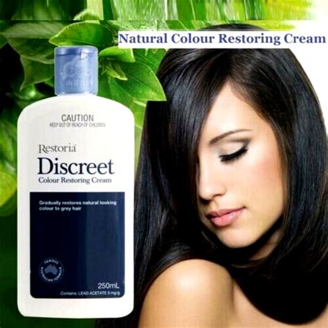 Buy Restoria Discreet Hair Colour Restoring Cream Natural Hair Colour ...