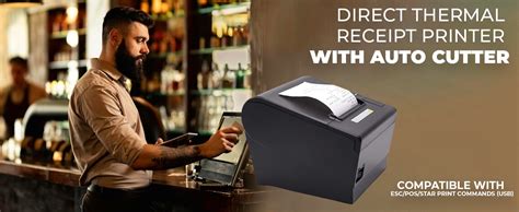SHREYANS POS Printer 80mm Thermal Printer with Autocutter for Billing ...