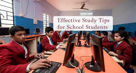 Effective Study Tips for School Students.