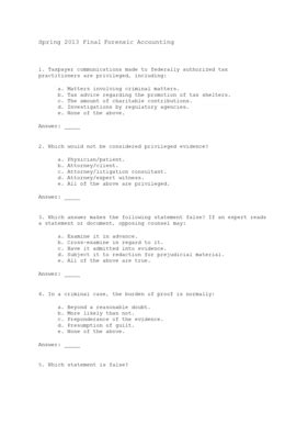 Fillable Online instructional1 calstatela B2013b Spring Forensic ...