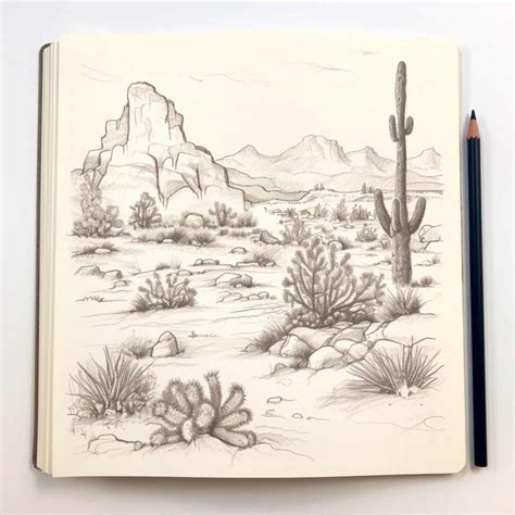 25 Landscape Drawing Ideas: Inspiration for Your Next Masterpiece ...
