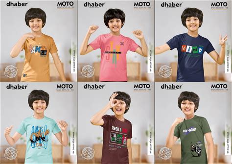 Moto Dhaber Tencil Boys Tshirt Wholesale – Kavya Style Plus