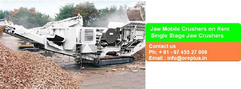 Mobile Crusher on Rent in India