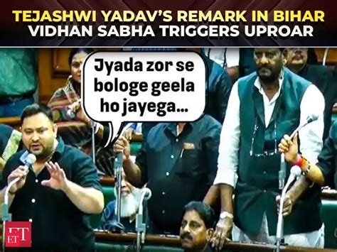 'Jyada zor se bologe geela ho jayega...': Tejashwi Yadav’s remark ...