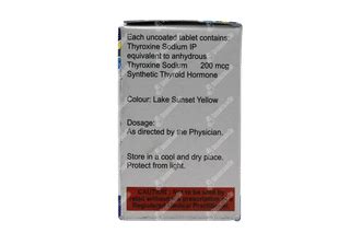 Thyrox 200 Tablet 100: Uses, Side Effects, Price & Substitutes