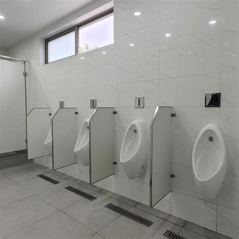 Urinal Divider Partition, Restroom Partitions, Wall-Mounted Screen Toilet Partition, Men's ...