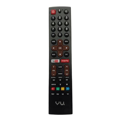 VU Smart TV Remote Control – Replacement Remote with YouTube & Google ...