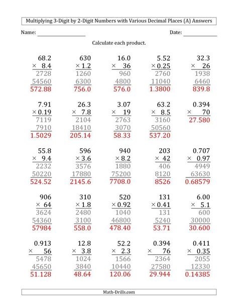 Image result for Multiply Decimals Using 100 Grid