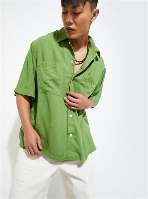 Buy URB_N Men Solid Relaxed Fit Shirt Online at just Rs. 999.0 ...