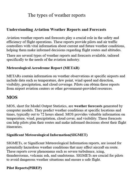 Weather Report Introduction 的图像结果