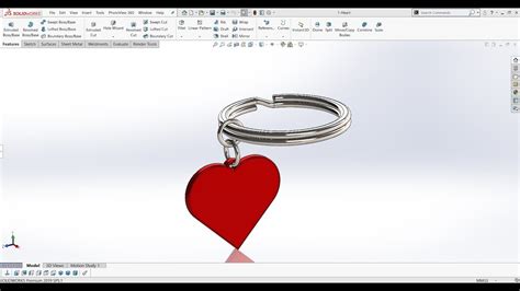 Image result for Simple SolidWorks Examples for Beginners Keychain