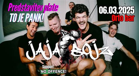 TO JE PANK! : predstavitev albuma JAJA BOJZ, Orto Bar, Ljubljana, 6 ...