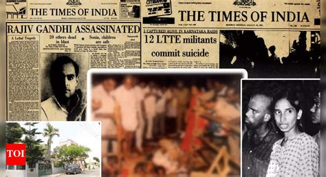 Assassination Of Rajiv Gandhi: Arrests in Chennai, shootout in ...