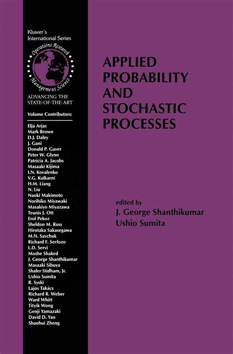 Buy Applied Probability and Stochastic Processes: 19 (International ...