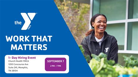 1-Day Hiring Event @ Church Health - YMCA OF MEMPHIS & THE MID-SOUTH