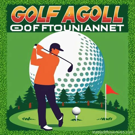 Retro Golf Video Game Poster in Pixel Art | Stable Diffusion Online