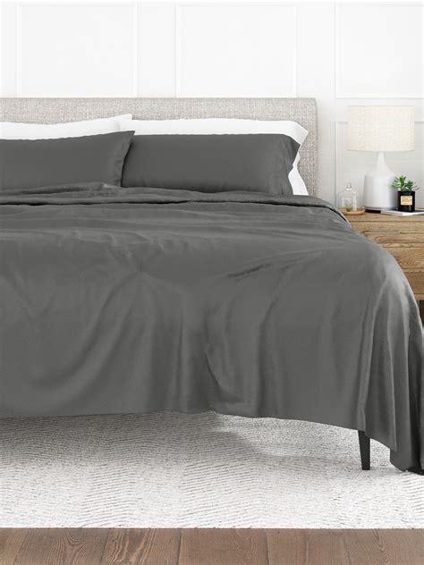 Comfort Canopy King, California, Queen Size Bamboo Bed Sheets Set, 4 ...