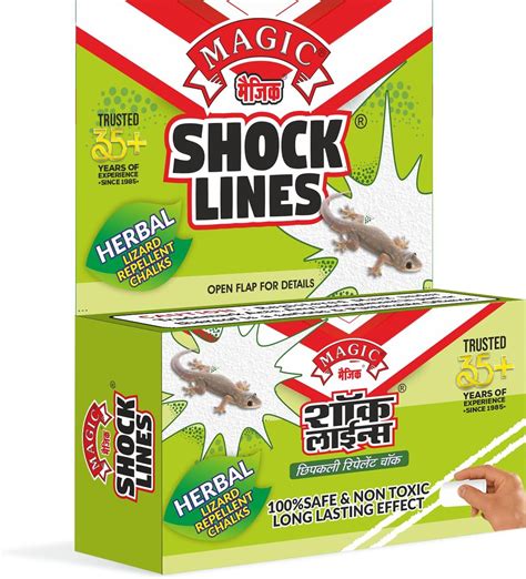 MAGIC Shockline Lizard Repellent Chalk | The One and Only & First Time ...