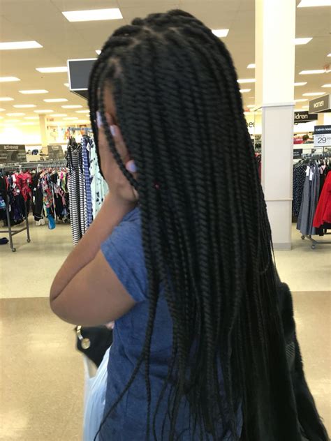 Image result for Shoulder-Length Box Braids