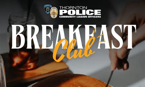 Breakfast with Thornton PD Community Liaison Officers, The Grumpy Egg ...