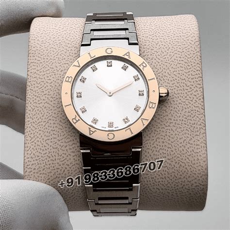 First Copy Bvlgari Women’s Watch – Rose Gold Steel