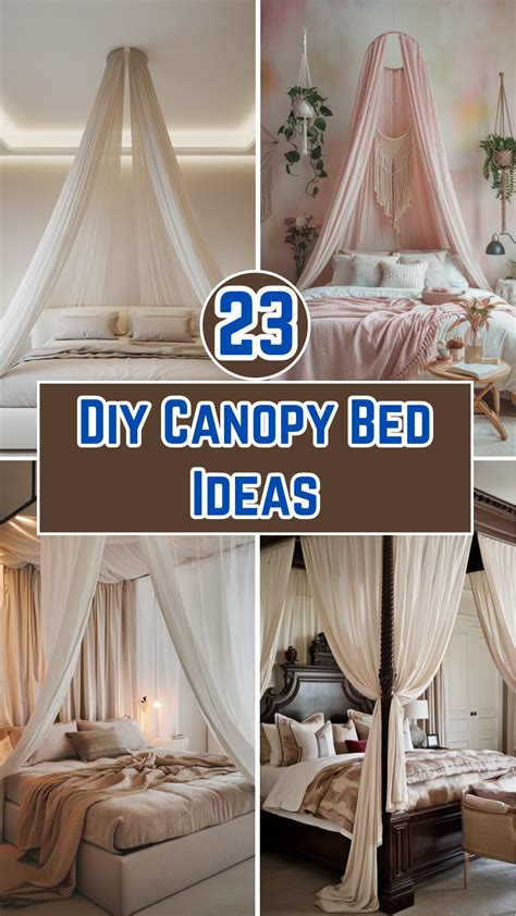 23 DIY Canopy Bed Ideas – The DIY Desire