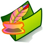 Vector drawing of application folder icon | Free SVG