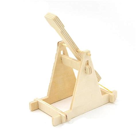 Buy ANGELDEAL DIY Assembly Wooden Trebuchet Catapult Vehicle Model Kits ...