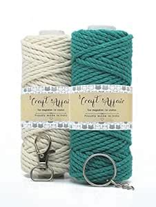 Craft Affair | 3ply Twisted Cotton Cord (Each Color 10 Meter, 3mm) Free ...