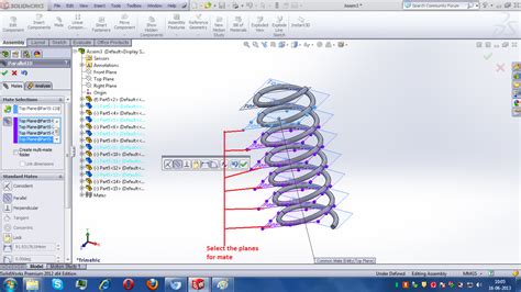 Image result for Spring On SolidWorks Motion Simulation
