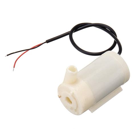 REES52 Micro DC 3-6V Micro Submersible Mini Water Pump For Fountain ...