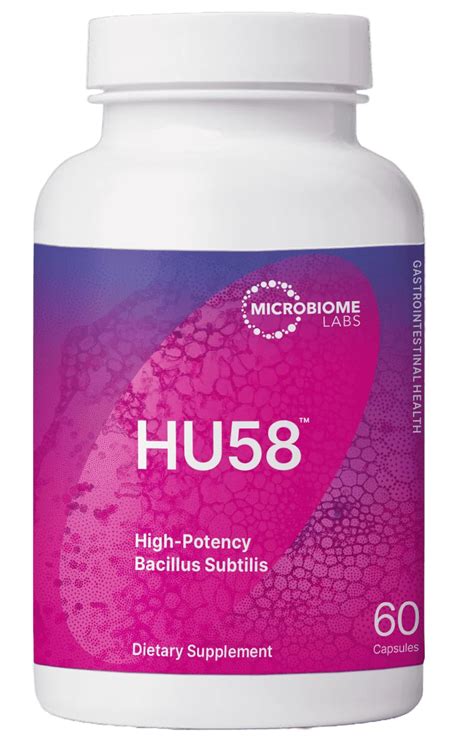 Buy Microbiome LabsHU58 Digestive Probiotic - Bacillus Subtilis Spore ...